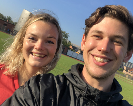 Voor het vele lopen