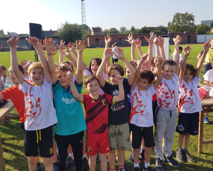 Schoolveldloop in Den Dijk: water- vuur- aarde - wind 