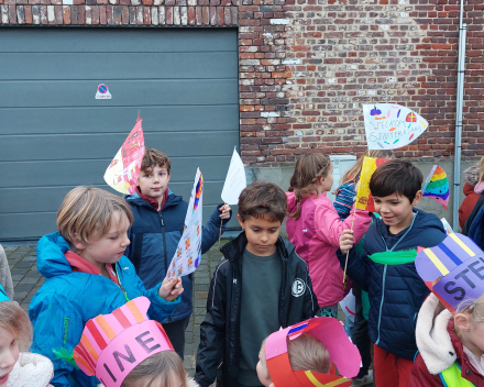 Sinterklaas op bezoek