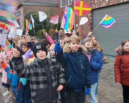 Sinterklaas op bezoek