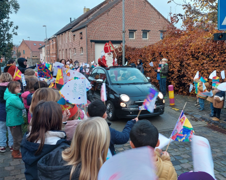 Sinterklaas op bezoek