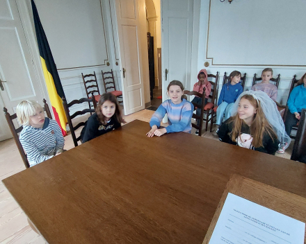 In het gemeentehuis van Haacht