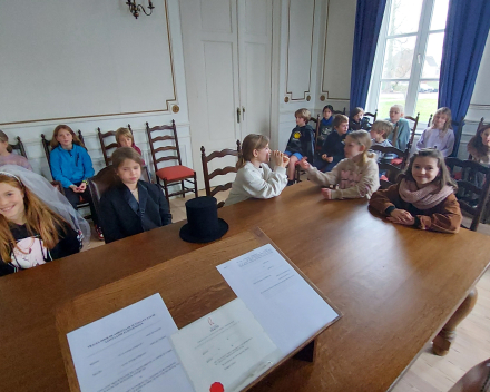 In het gemeentehuis van Haacht