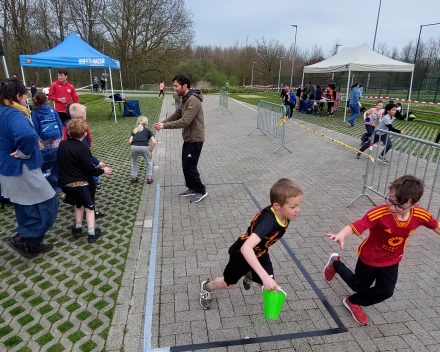 Scholenloop... veeeeeel zand... én GEWONNEN! YES