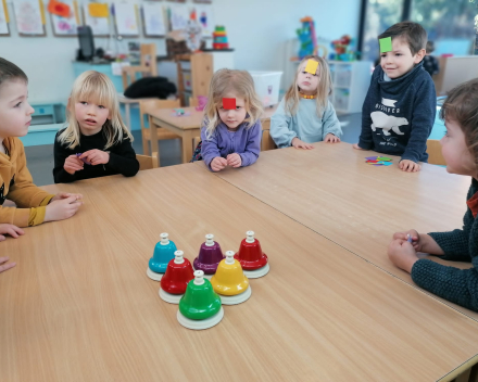 Juf Nele in de klas