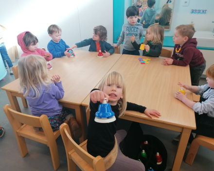 Juf Nele in de klas