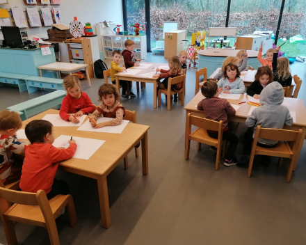 Juf Nele in de klas