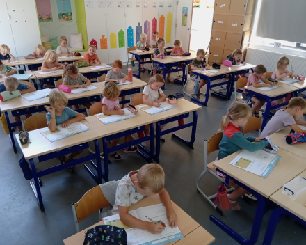 De eerste schooldagen in het eerste leerjaar