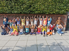 Eerste schooldagen in de 2de kleuterklas